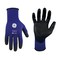 Ge Coated Gloves, Polyurethane, Royal Blue/Black, XL 24 PK GG206XL - alternate 1